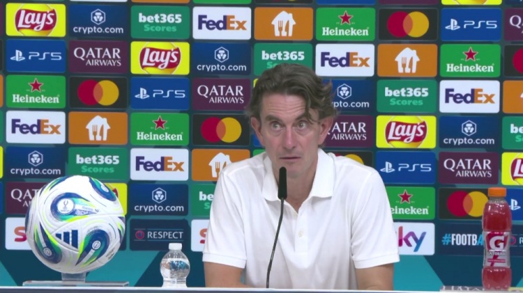 弗兰克谈超级杯惜败：用医学的说法就是手术成功了，但病人死了